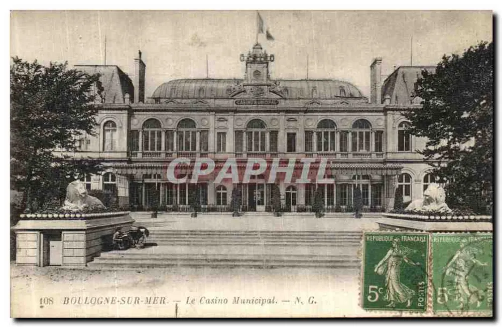 Boulogne-sur-Mer — Das Municipale Casino — N. G. — N° 108 - Vorderseite