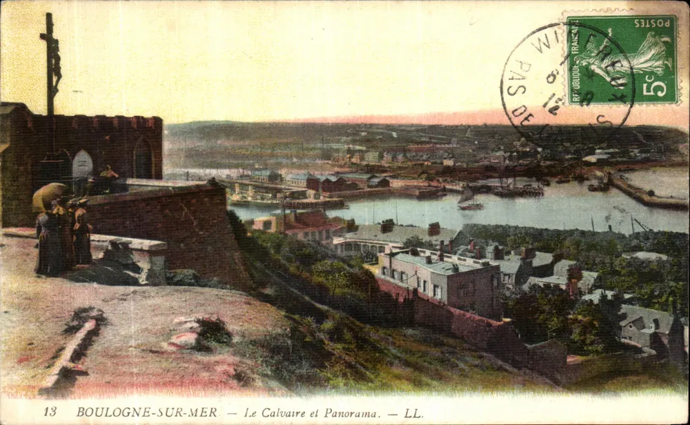 Boulogne-sur-Mer — Der Calvary und Panorama — LL. - Vorderseite