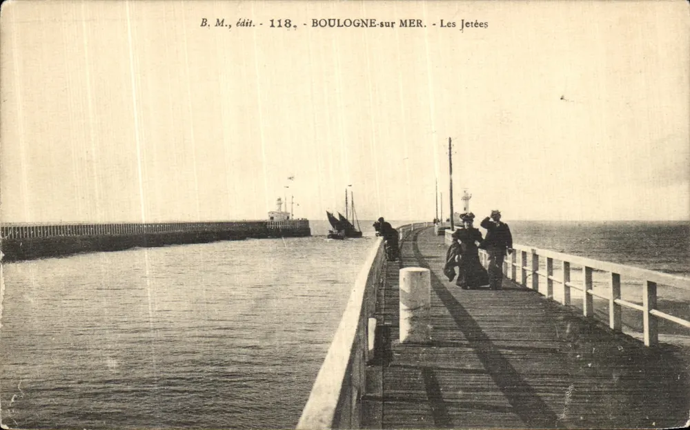 Boulogne-sur-Mer — As Pontas — B.M., editor - 118 - Frente