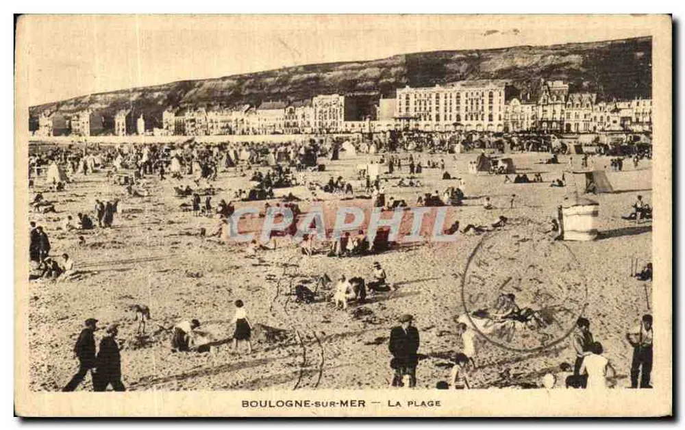 Boulogne-sur-Mer — A Praia — Editor não identificado - Frente