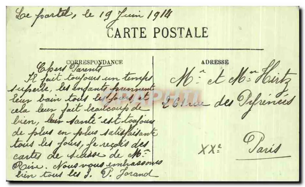 Boulogne-sur-Mer — Efeito do Mar — LL. - Verso