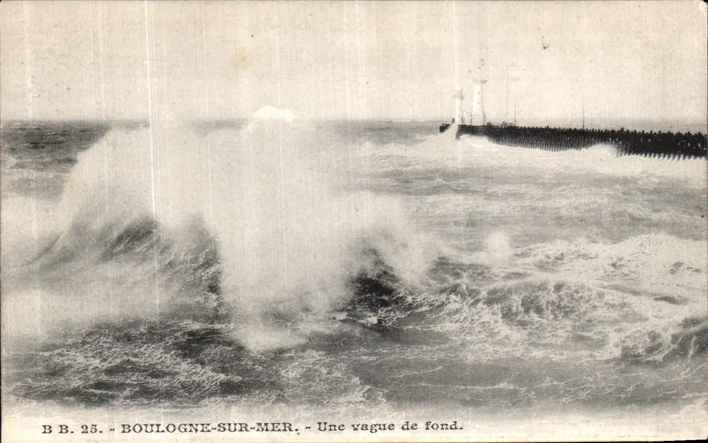 Boulogne-sur-Mer — Eine tiefe Welle — B.B. 25 - Vorderseite