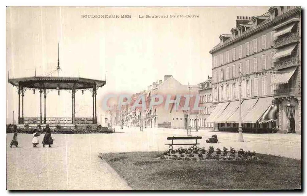 Houlogne-sur-Mer — Der Boulevard Sainte-Beuve — anonymer Verlag - Vorderseite