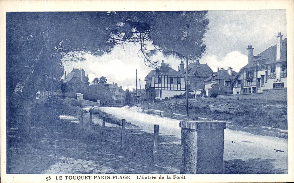 Le Touquet Paris-Plage — Der Eingang in den Wald — Nr. 95 - Vorderseite