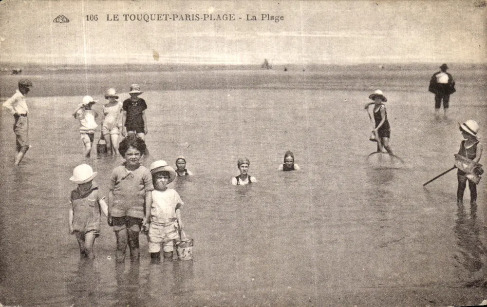 Le Touquet-Paris-Plage - Die Strand — unbekannter Verlag, Nr. 106 - Vorderseite