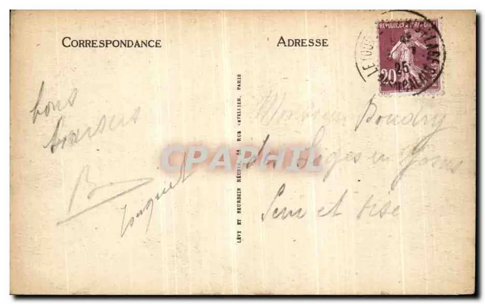 Le Touquet-Paris-Plage — La Digue-Promenade — LL - Rückseite