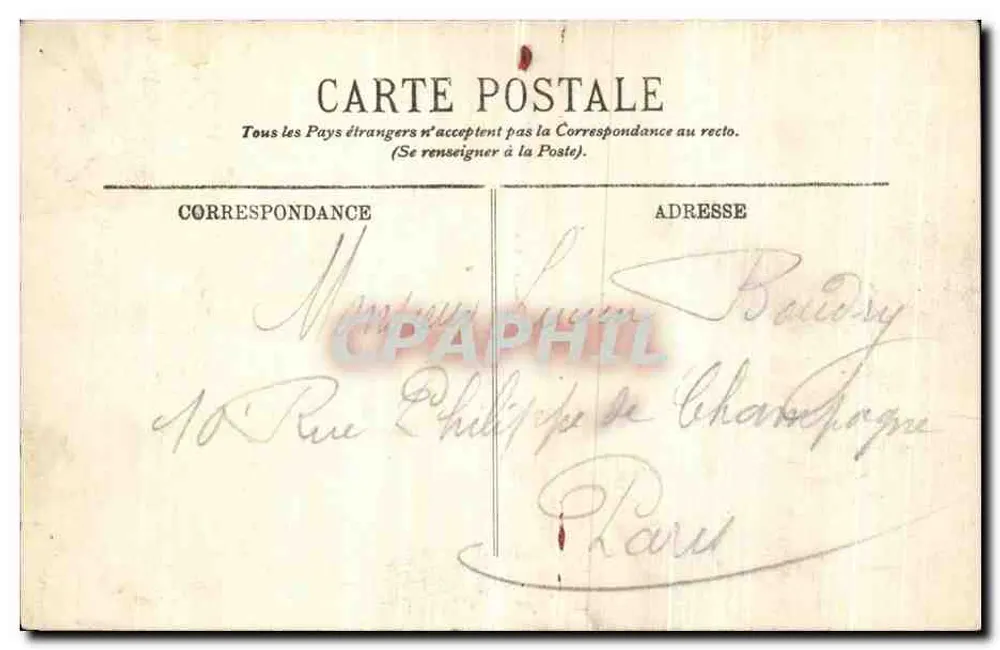 Paris-Plage — Badestunde — LL. - Rückseite