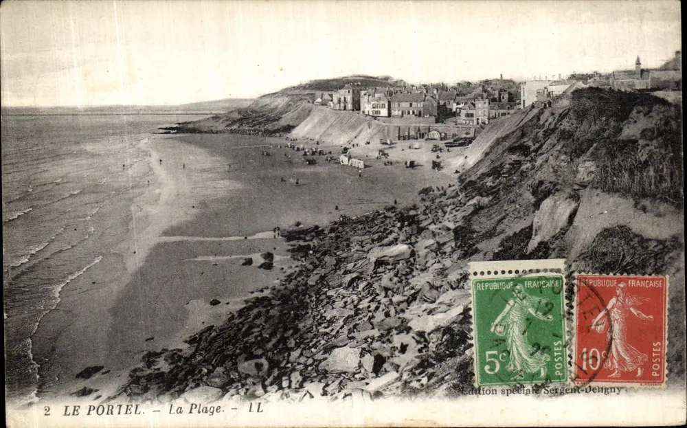 Le Portel — Der Strand — Sonderausgabe Sergent-Dehigny - Vorderseite