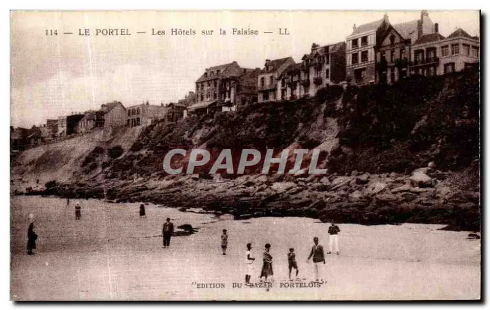 Le Portel — Hotels an der Klippe — Ausgabe des Portel-Bazars - Vorderseite