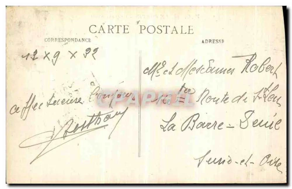 Le Portel — Der Norduferweg — Édition Lutétia, n° T.G. 58 - Rückseite