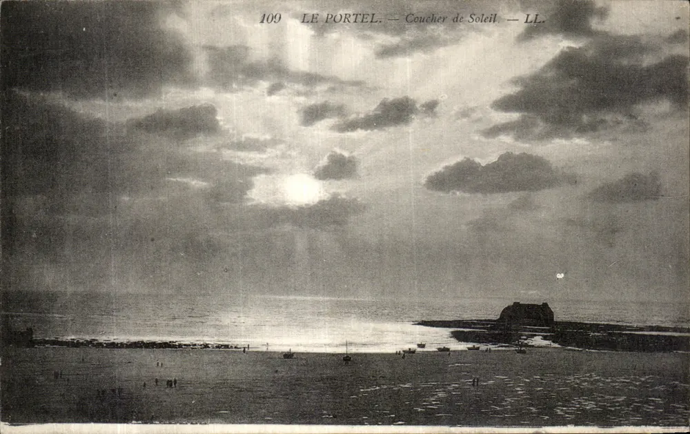 Le Portel — Pôr do Sol — LL. n°109 - Frente