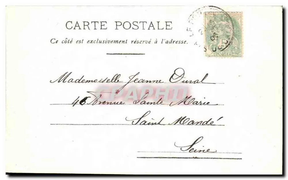 Le Portel — Na Praia — B.B. 197, fot. Boulogne-s.-Mar. - Verso