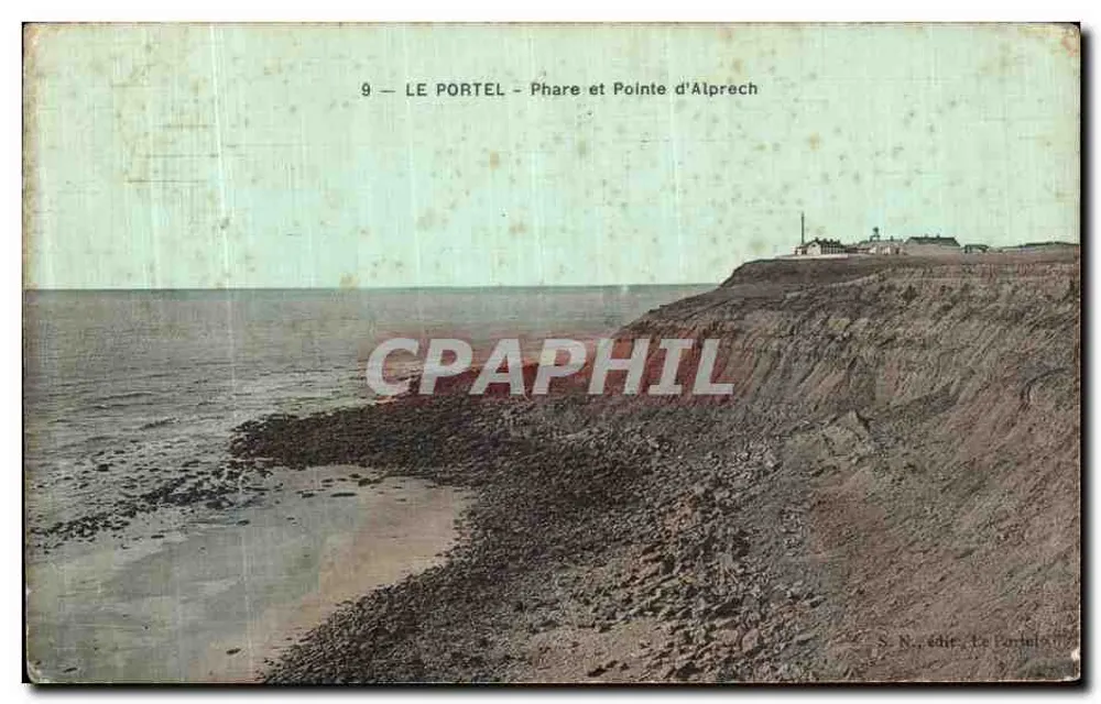 Le Portel — Farol e Ponta d'Alprech — S.N., edição Le Portel - Frente