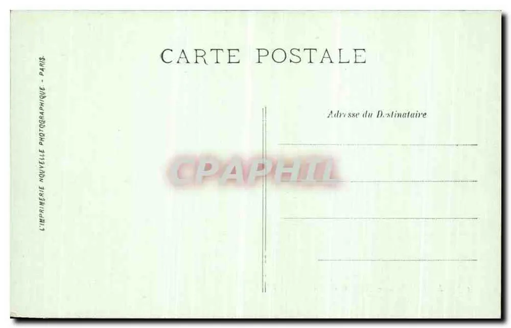 Le Portel — Der Hafen und der Strand — LL. — L’Imprimerie Nouvelle Photographique, Paris - Rückseite
