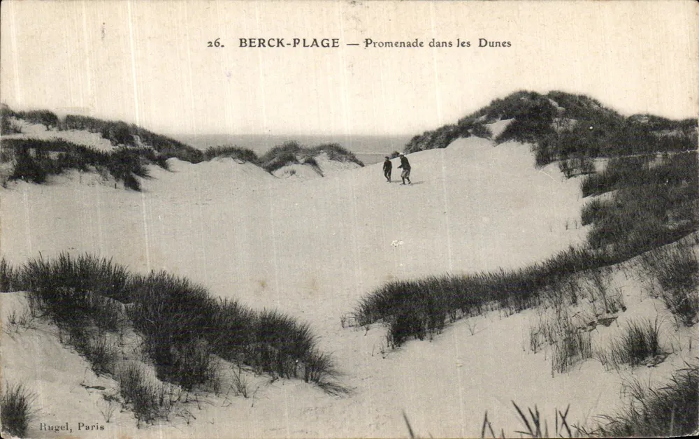 Berck-Plage — Caminhada nas Dunas — Rugel, Paris, n°26 - Frente