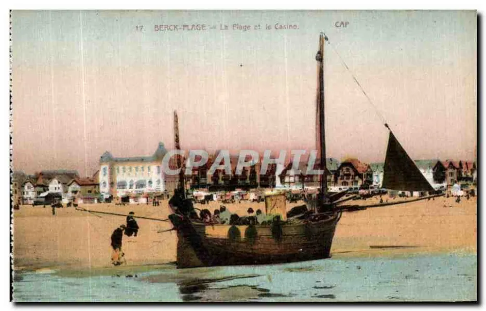 Berck-Plage — Die Strandpromenade und das Casino — CAP - Vorderseite