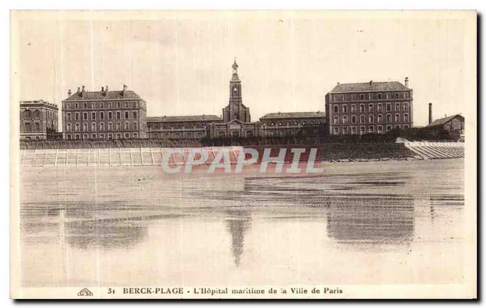 Berck-Plage — Das Seehospital der Stadt Paris — Verlag A. Lavallard - Vorderseite