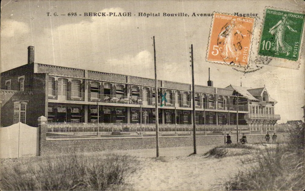 Berck-Plage - Klinik Bouville, Avenue Magnier — T.G. 698 - Vorderseite