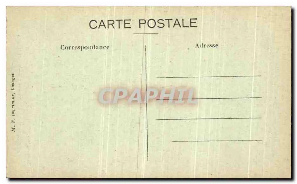AIRE-sur-la-LYS — Straße und Turm Saint Pierre — A. Lequien, Verlag - Rückseite