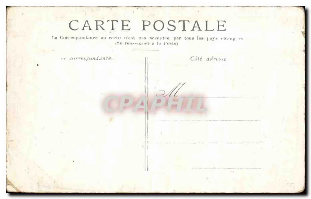 Paris — O Arco do Triunfo da Estrela — editor não identificado, número de série não visível - Verso