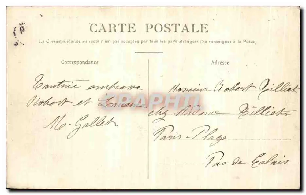 Buttes-Chaumont — Lac et Roche — E. V. 479, Paris (XIXe) - Rückseite