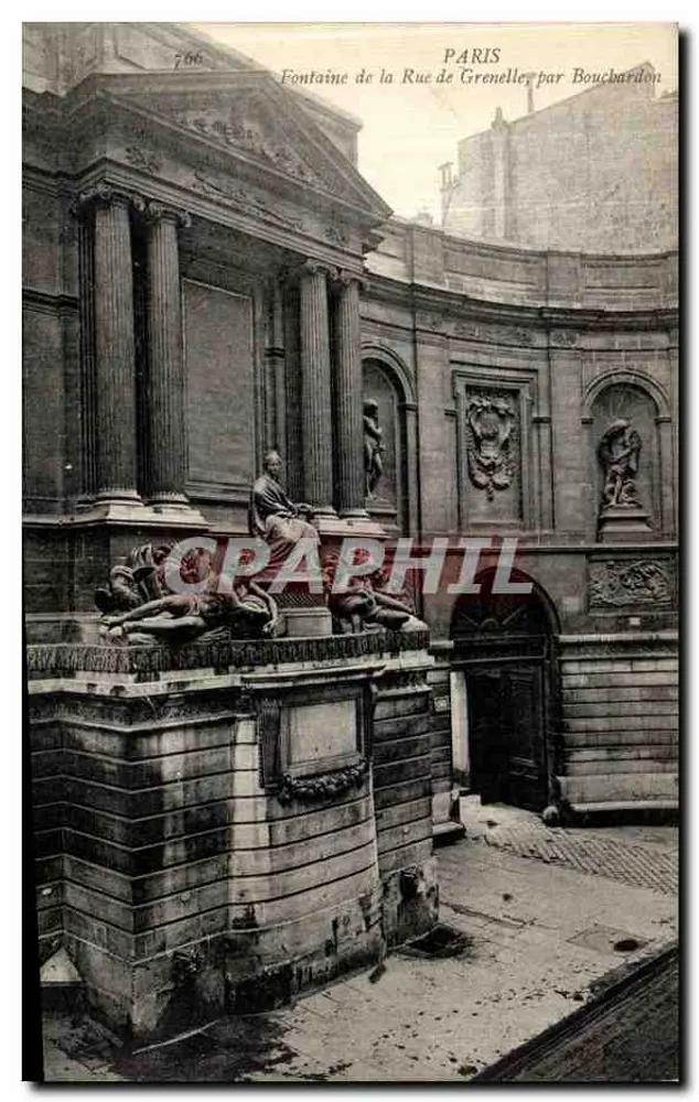 Fontaine de la Rue de Grenelle — Paris — von Bouchardon - Vorderseite