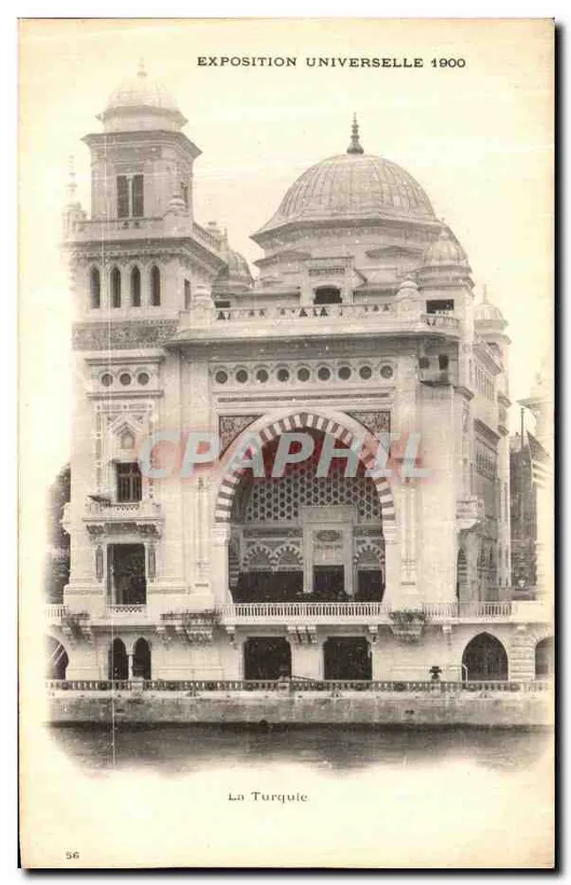 La Turquie — Pavillon de l'Exposition Universelle 1900 — Éditeur : La Turquie, n° 56 - Vorderseite