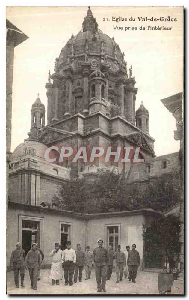 Kirche Val-de-Grâce — Ansicht vom Inneren — unbekannter Verleger, Nr. 21 - Vorderseite