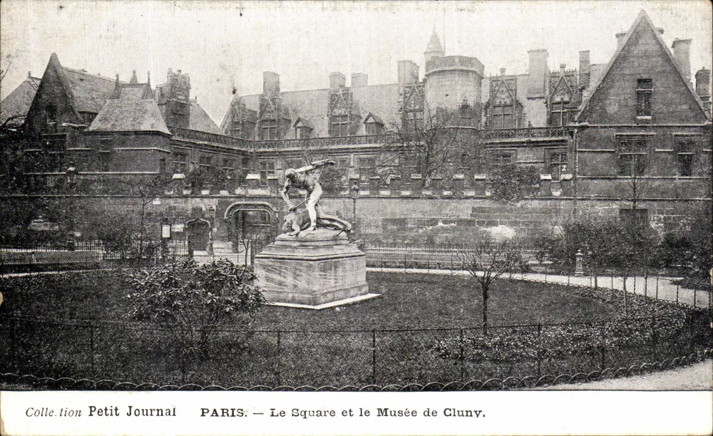 Paris — O Square e o Museu de Cluny — Coleção Petit Journal - Frente