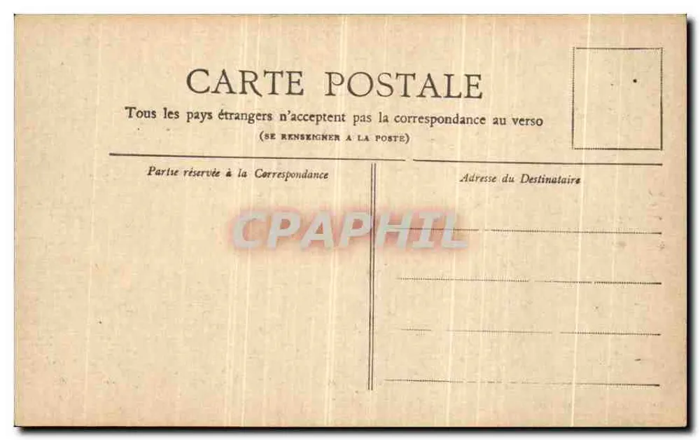 Paris — O Square e o Museu de Cluny — Coleção Petit Journal - Verso