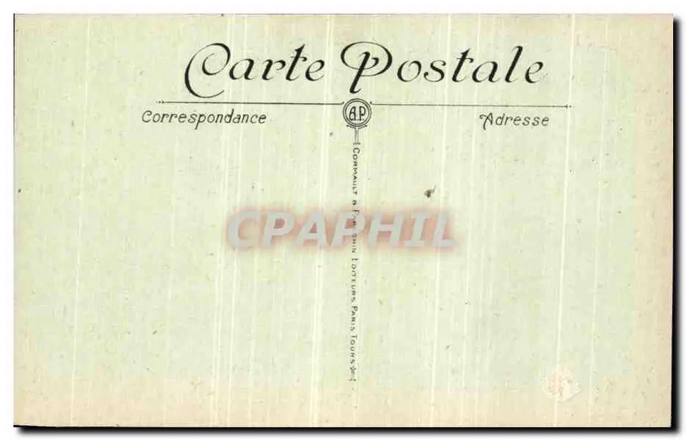 Paris — Opernhaus und U-Bahn-Station — A.P. - Rückseite