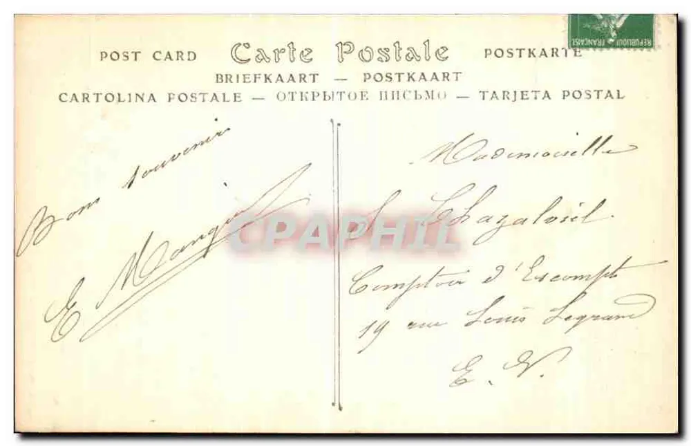 Paris — Parc des Buttes-Chaumont. Der Belvédère — Verlag ND, n° 3501 - Rückseite