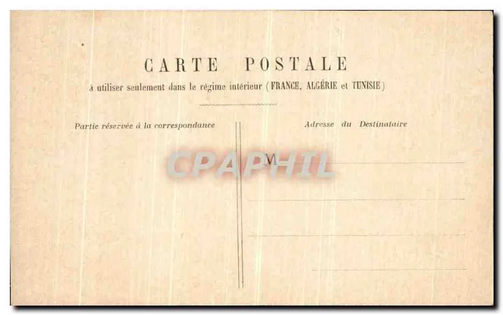 Tribunal de Comércio e a Conciergerie — Paris — editor Dyauch Poissot, n°27 - Verso