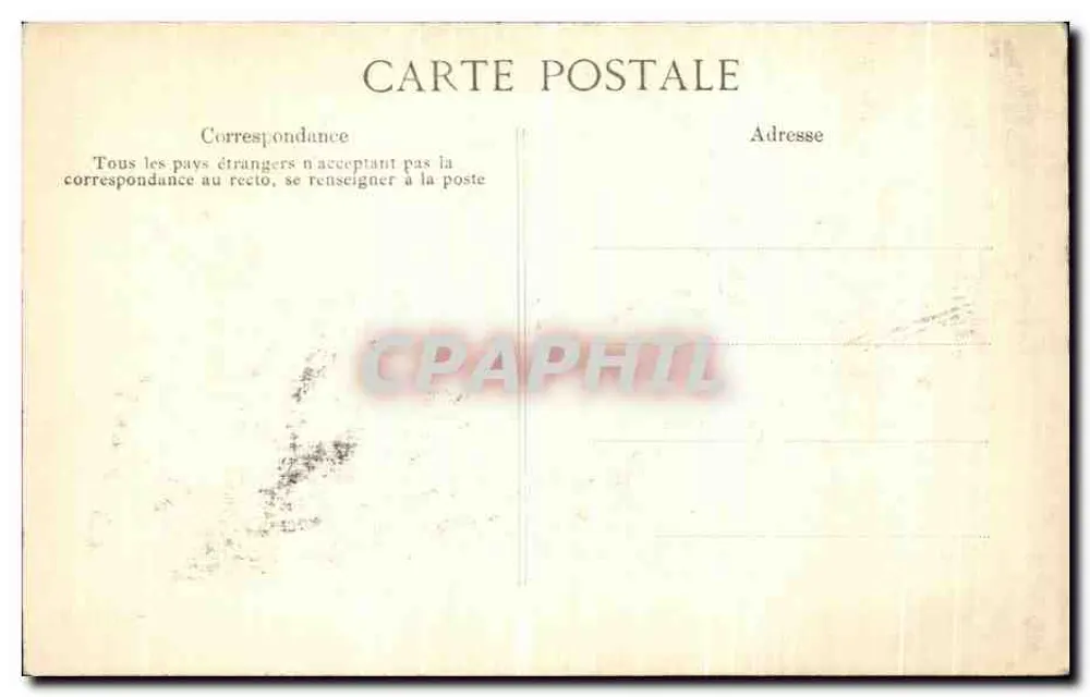 Flut der Seine — Tramway von Versailles — Verlag ELD - Rückseite
