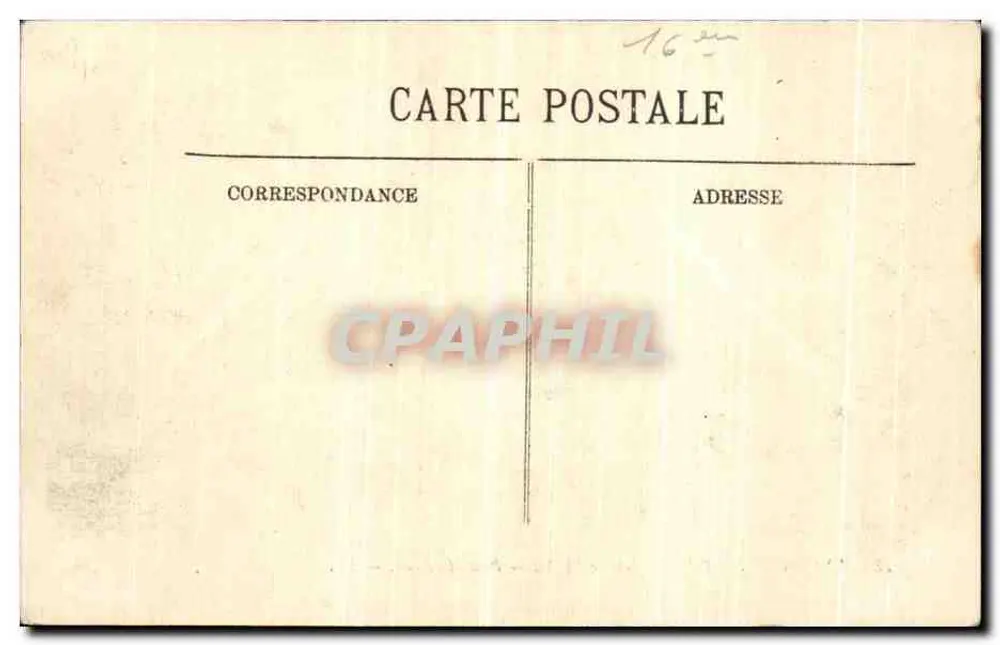 Vizinhança de Paris — Janeiro 1910 — Ponte Mirabeau — LL. — N° 27 - Verso
