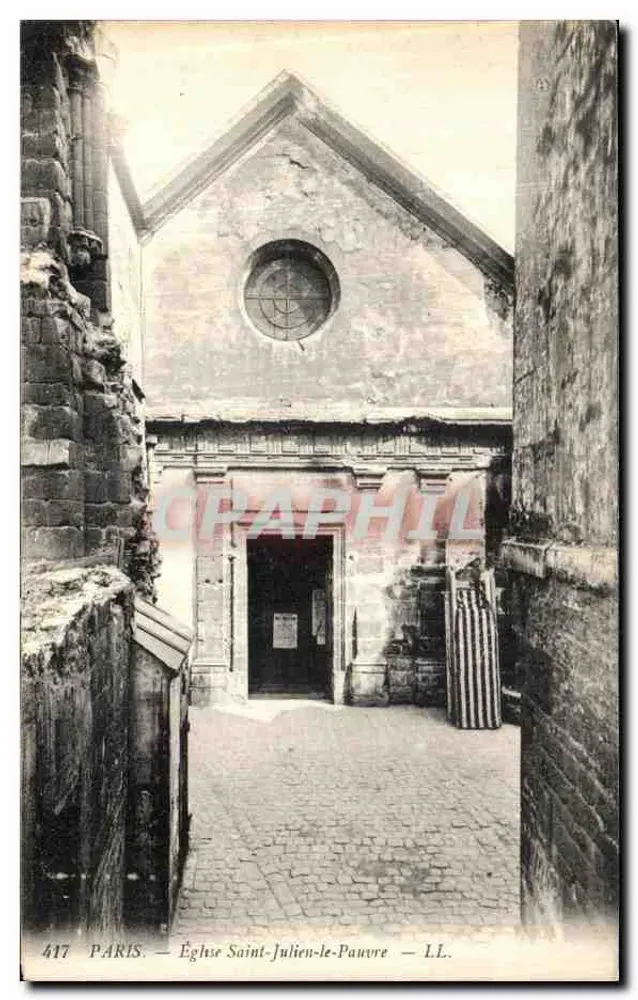 Paris — Kirche Saint-Julien-le-Pauvre — LL. n° 417 - Vorderseite