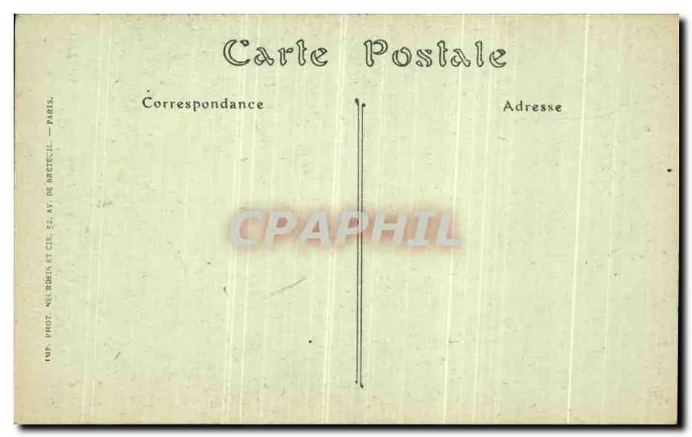 Paris — Notre-Dame. Fassade, Statuen des linken Portals — ND. Phot. 26-B.B. - Rückseite