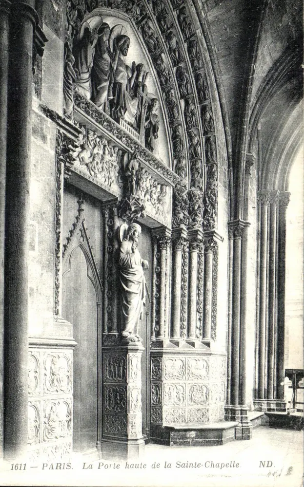Die hohe Tür der Sainte-Chapelle — Paris — ND. 1611 - Vorderseite