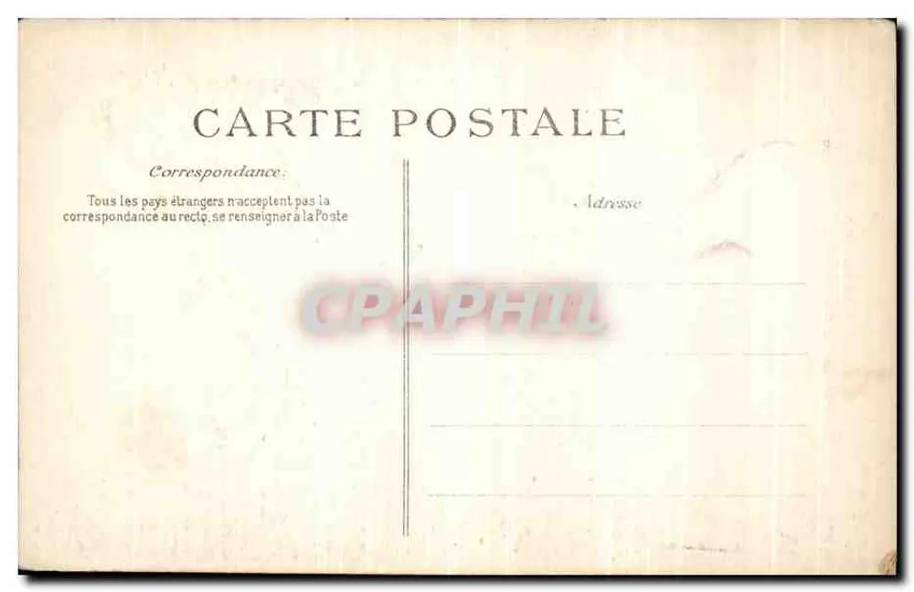 Palast der Gerechtigkeit und Sainte-Chapelle — Paris — Verleger B.I.D. n° 4204 - Rückseite