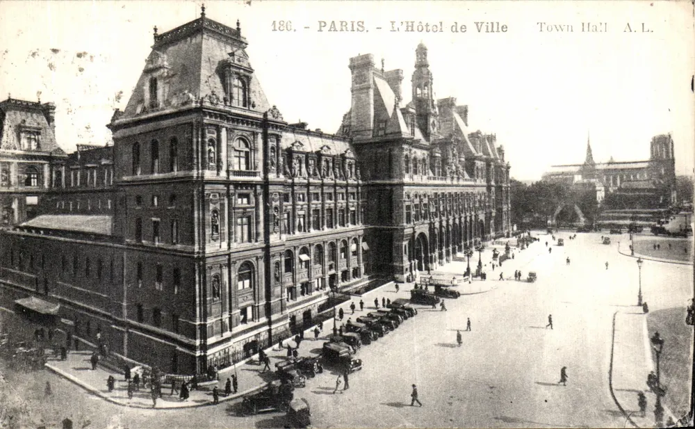Paris - Das Rathaus — A.L. — n° 186 - Vorderseite