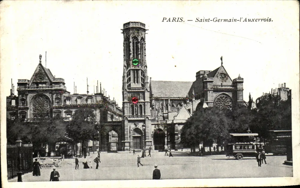 Paris — Saint-Germain-l'Auxerrois — Vincennes - Frente