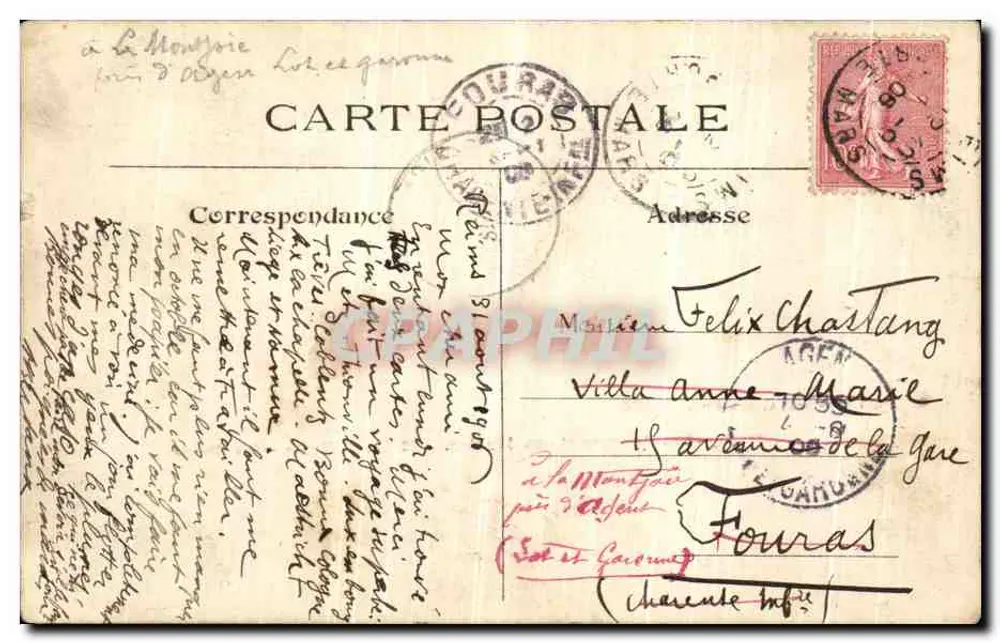 Die Tuileries — Die Gärten — Paris — Seine Plätze und Gärten — L. J. de C. Gill, Augouville-Paris - Rückseite