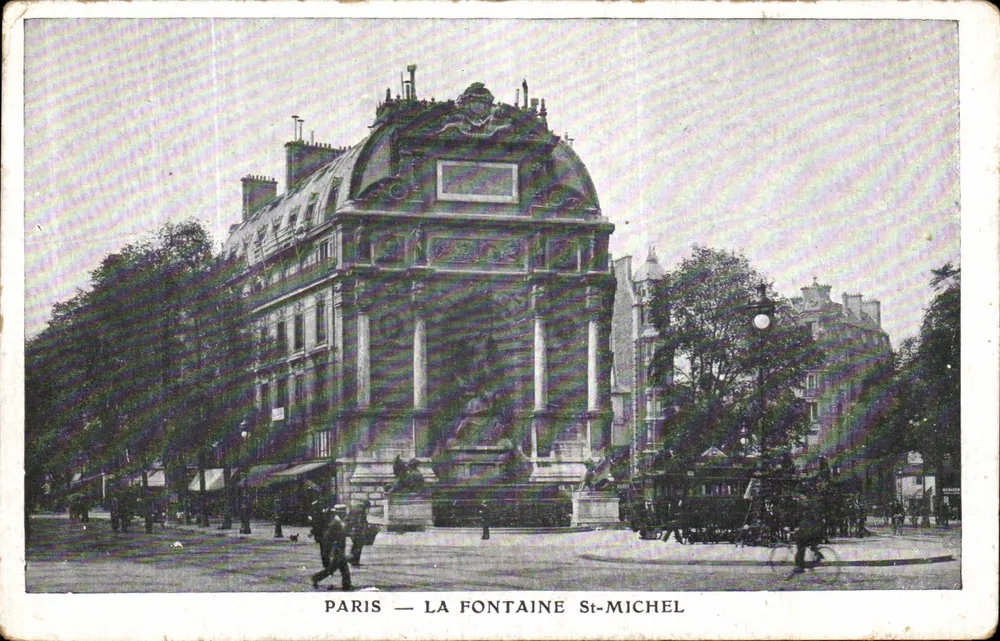 París — Fuente San Miguel — Editor no identificado - Anverso