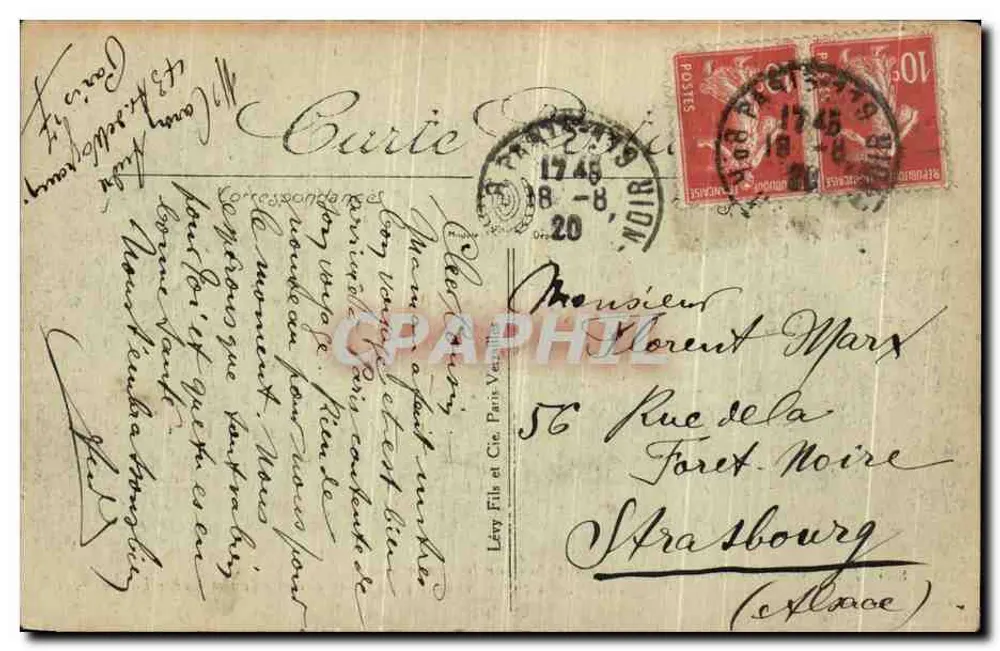 Paris — Panorama vom Panthéon zum Luxembourg — LL, n° 866 - Rückseite