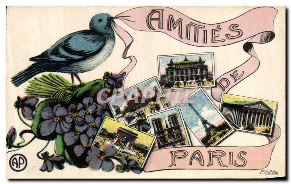 Paris — Amitiés de Paris — P. Viollette - Frente