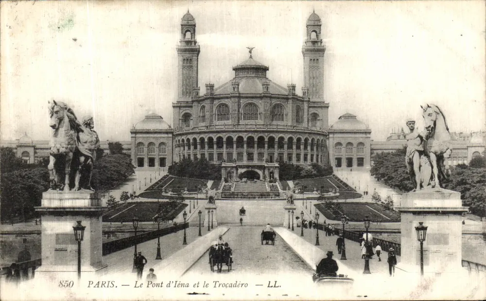 Paris — Die Brücke von Iéna und das Trocadéro — LL. — Nr. 850 - Vorderseite