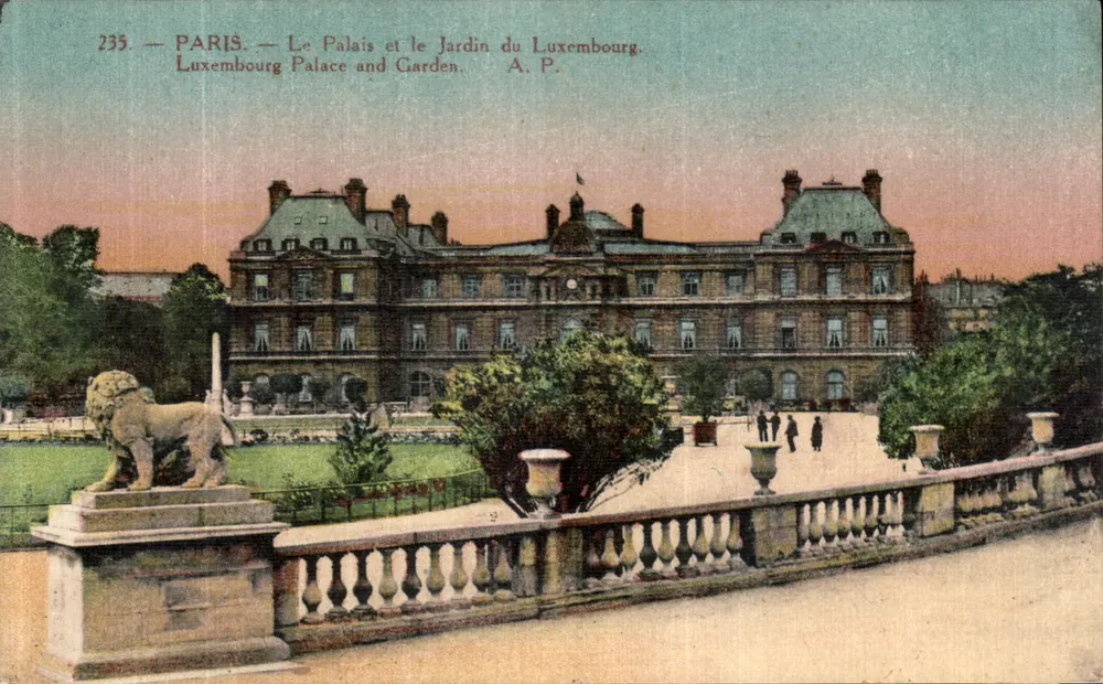 PARIS — Das Palais und der Garten des Luxembourg — A.P. - Vorderseite