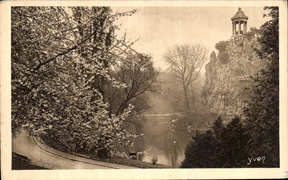 Park der Buttes Chaumont — Paris — Verlag der YVON-Establishment - Vorderseite