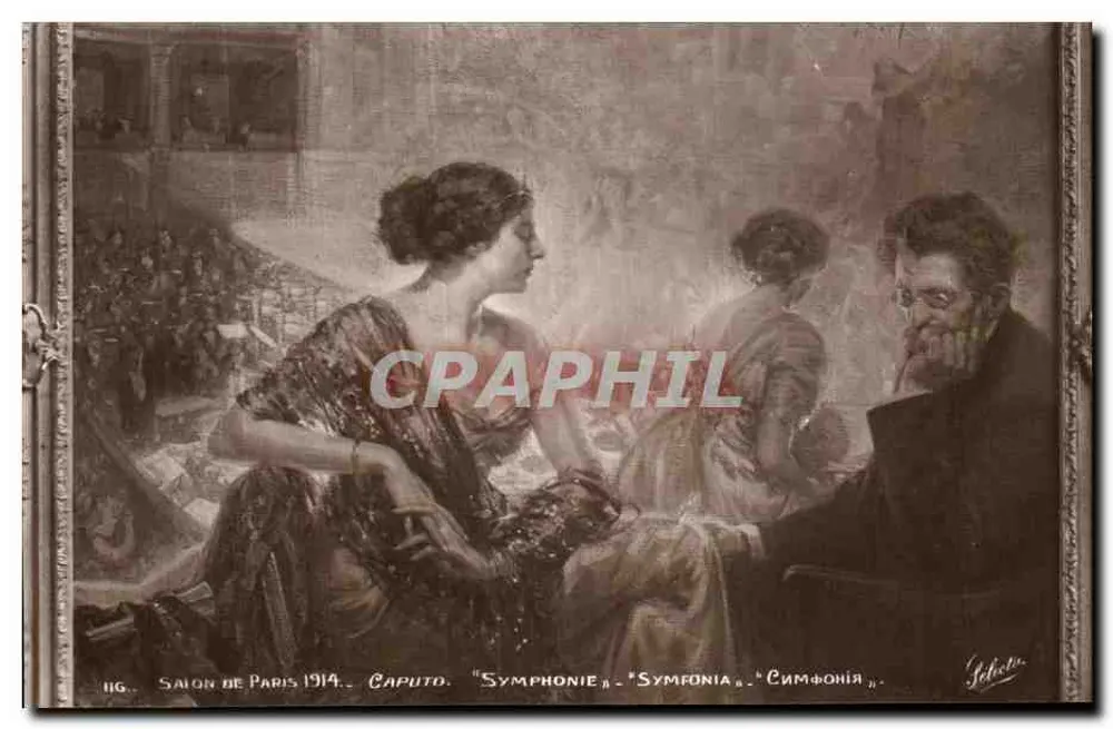 Salão de Paris 1914 — Caputo, 'Symphonie' — editor não visível - Frente