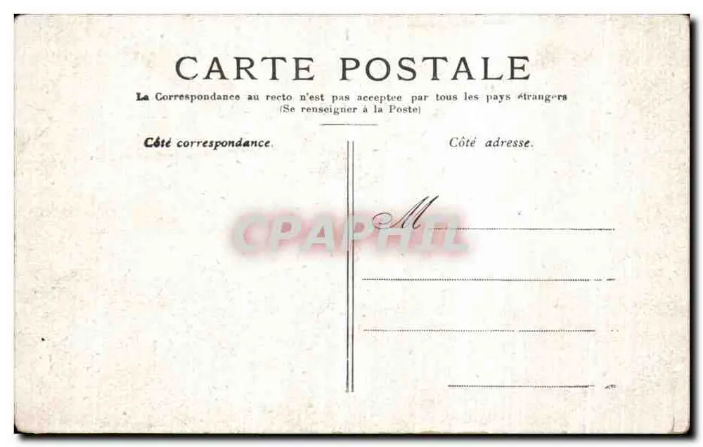 Paris — L'Arc de Triomphe des Tuileries — éditeur imprimeur non visible - Verso